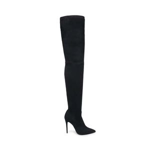 Steven Madden Women's Dominique Thigh High Over the Knee Boots Black 8.5M NEW